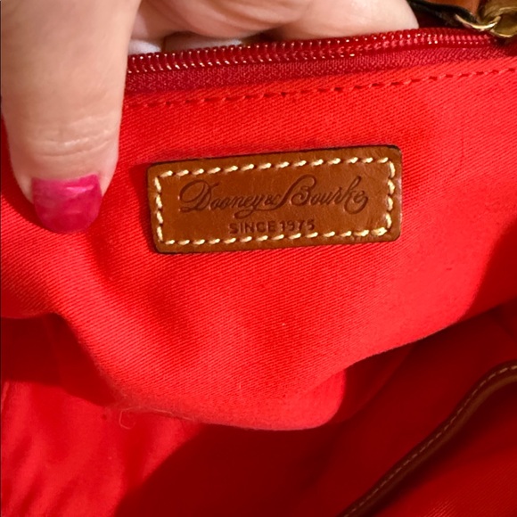 Dooney & Bourke Sullivan Shopper Tote Watermelon/Blue.With dust bag and charm - Picture 9 of 10